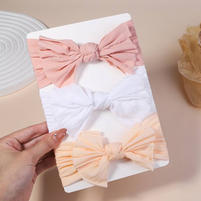 (2709-6) 3Pcs/Lot Cable Knit Baby Headbands For Children Elastic Baby Girls Turban Kids Hair Bands Newborn Headwrap Baby Hair Accessories