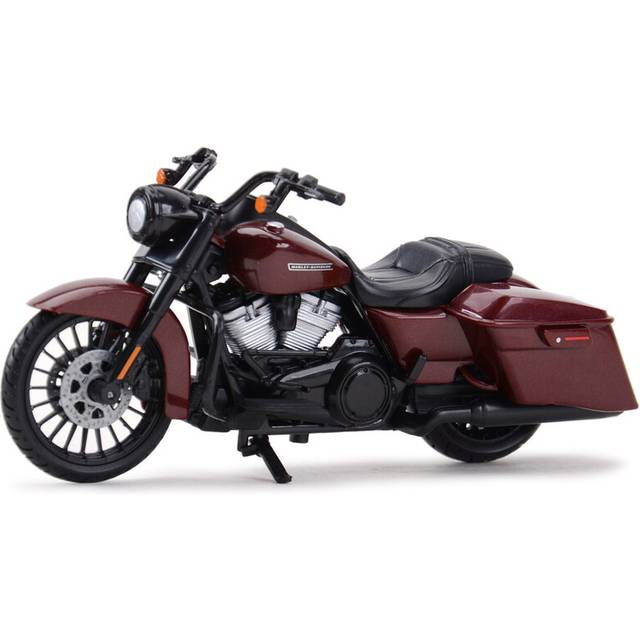 (Red) Maisto Harley-Davidson 2017 Road King Special Red Die Cast Vehicles Collectible Hobbies Motorcycle Model Toys