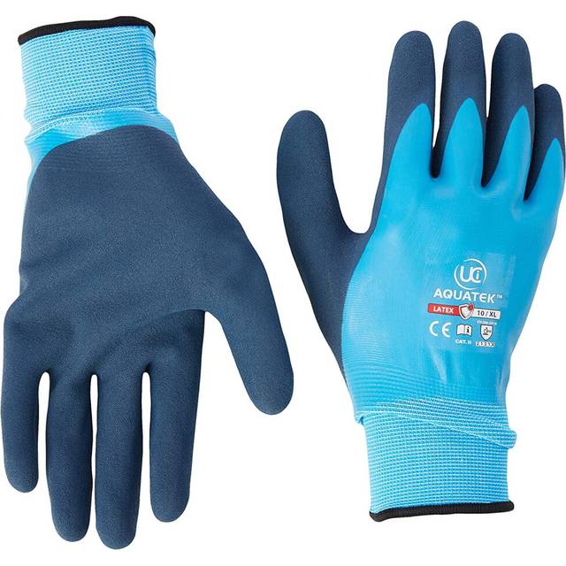 UCI AQUATEK Dual Coated Latex Gloves - X Large - 1 Pair