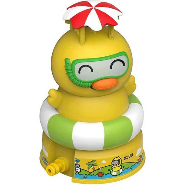 (Light Yellow, One size) 2025 New Sprinkler for Kids - Rocket Water Toys for Child- Kids Sprinkler Rocket Launcher, Attaches to Garden Hose Splashing