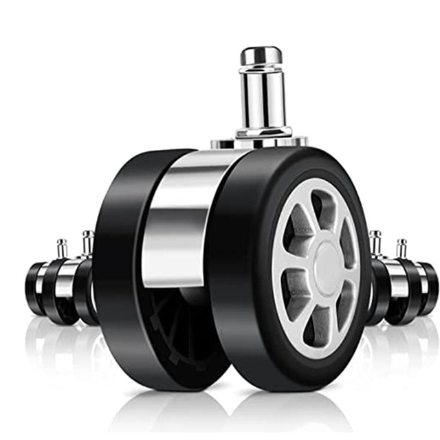 Office Chair Caster Wheels Replacement, Desk Wheels, Rolling , Casters for Hardwood Floors