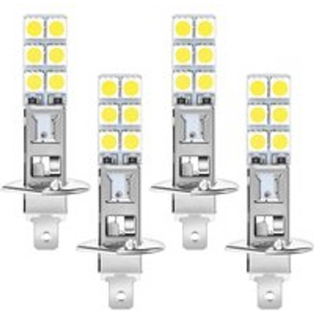 4PCS H1 6000K Super White 80W LED Headlight Bulbs Kit Fog Driving Light