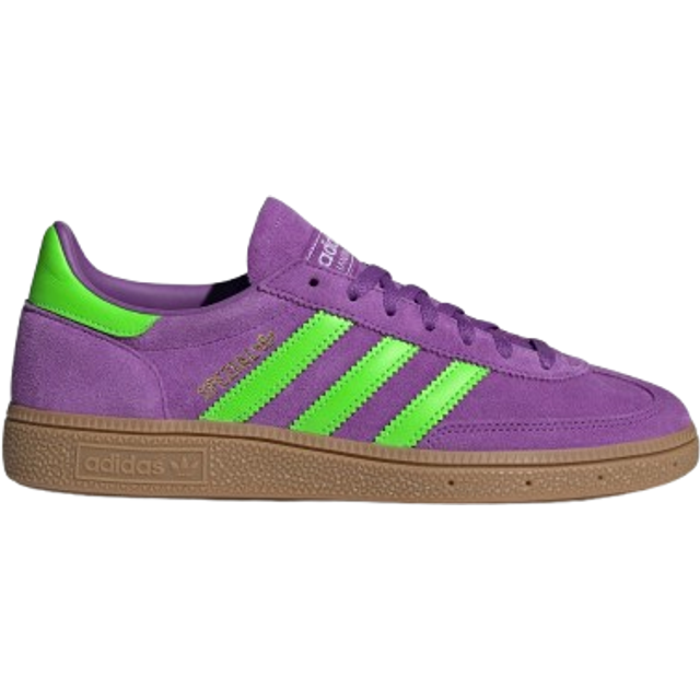 Adidas Womens Handball Spezial Trainers Active Purple Solar Green Gum, 4.5