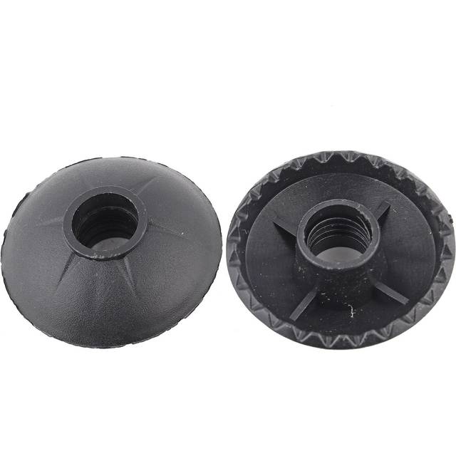12PCS Black Trekking Pole Round Snow Ski Mud Basket Hiking Walking Stick Replacement Accessory