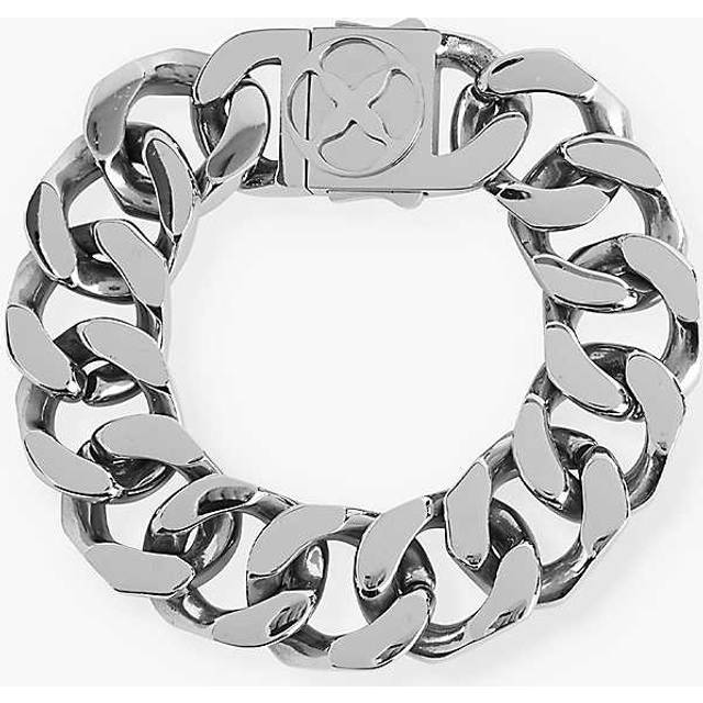 Vitaly Mens Stainless Steal Integer Recycled Stainless-steel Bracelet 8