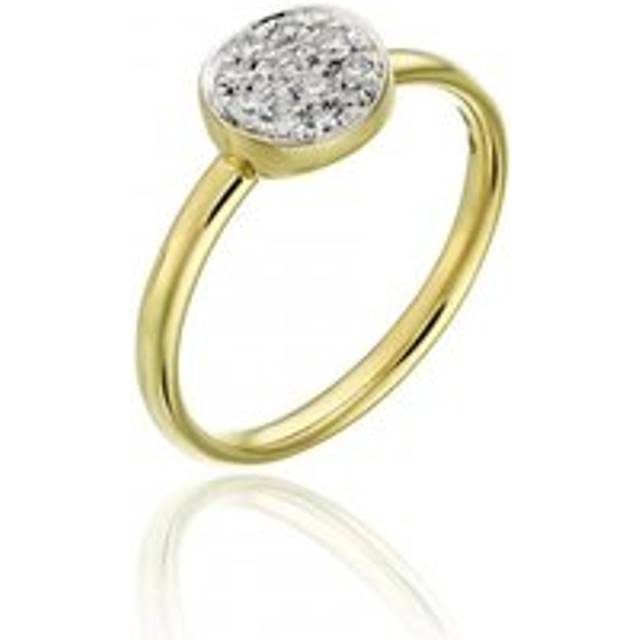 Chimento Armillas Glow 18ct Yellow Gold 0.13ct Diamond Ring - 100