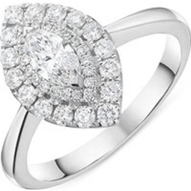 Platinum 0.72ct Diamond Marquise Ring