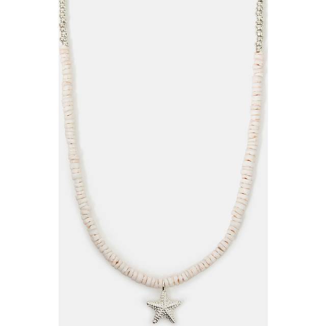 Sterling Silver-plated Shell Starfish Necklace - Accessorize - Multicolour - One Size