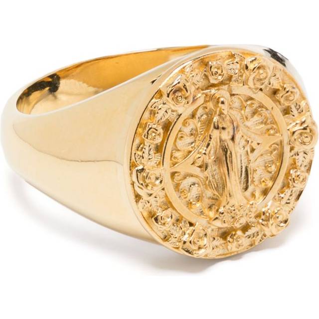 Dolce & Gabbana - Devotion ring - men - Brass - L - Gold