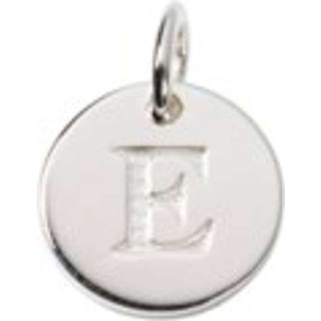Hänge beloved mini letter e silver