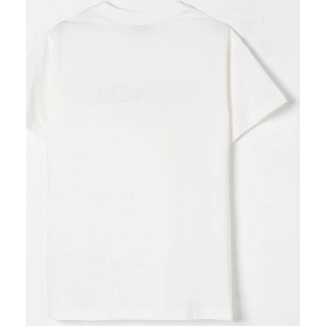 Moncler Enfant Boys Ivory Organic Cotton T-Shirt - 4 year