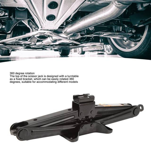 Scissor Jack 3t Load Capacity Steel Construction Effort Saving Portable Lifting Jack For Car Suv