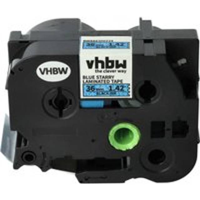 Vhbw - Label Tape compatible with Brother P-Touch 9500pc, 9700PC, 9800PCN, E500, E550W, RL700S Label Printer 24mm black on blue