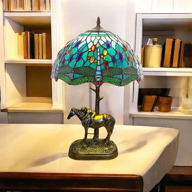 50cm Table Lamp - Brown (50cm H X 30cm W X 30cm D)
