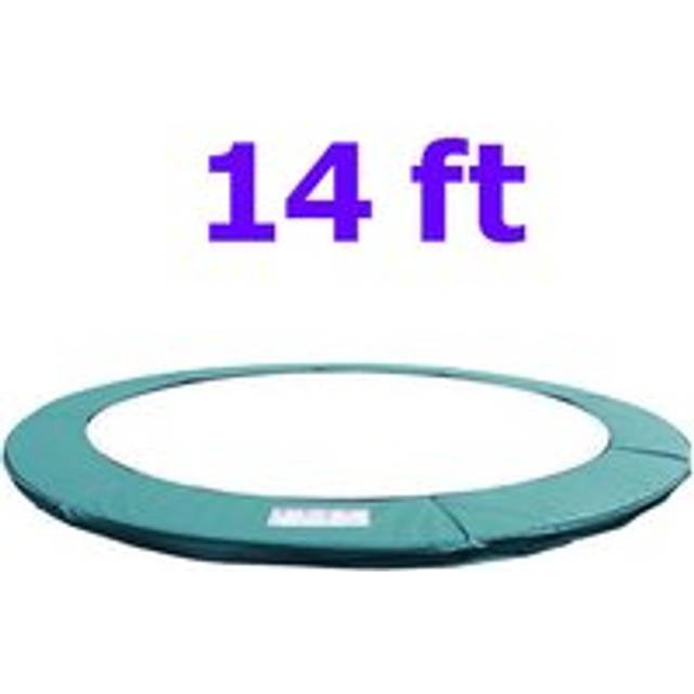 Green Bay - Greenbay Replacement Trampoline Surround Pad Foam Safety Guard Spring Cover Padding Pads Green 14FT