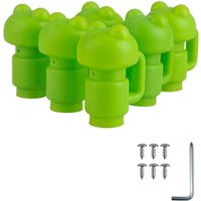 Alwaysh - Trampoline Accessories Trampoline Enclosure Pole Cover, 6 Pieces, 1.26 Inch Diameter Durable Replacement Accessories