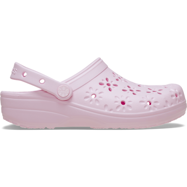 Crocs Womens Classic Floral Cut Out Clogs UK Size 7 (EU 41-42)