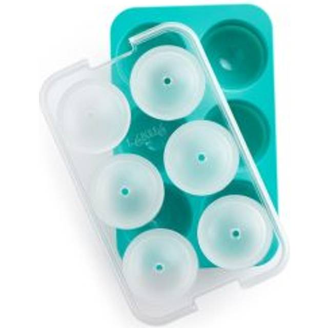Lékué Xl Sphere Ice Cube Tray - Turquoise (5.5cm H X 13cm W X 20.5cm D)