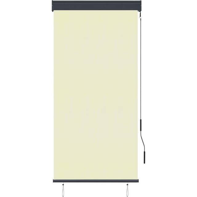 Outdoor Sheer Roller Blind - Cream (250 cm L x 80 cm W)