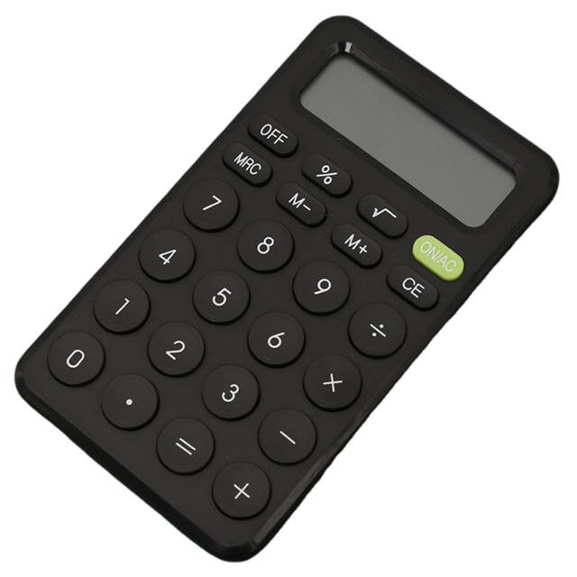 Scientific Calculator Cut Portable with High Sensitivity Keys Suitable for Students and Office Workers Black
