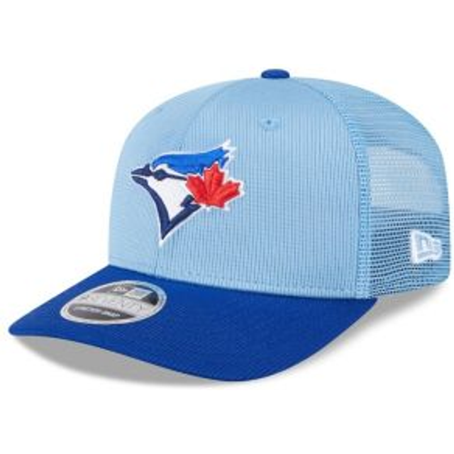 New Era - MLB Blå trucker Keps - Toronto Blue Jays MLB Batting Practice 9SEVENTY Light Blue/Royal Trucker @ Hatstore