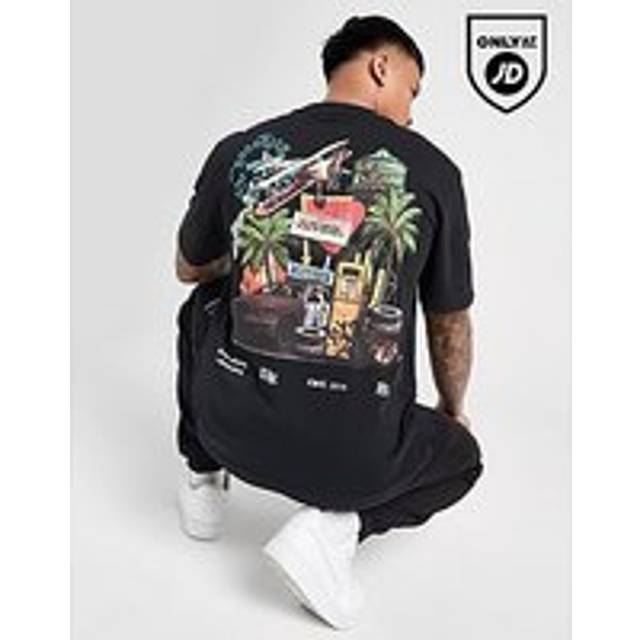 Hoodrich Paradise Oversized T-Shirt - Black - Mens
