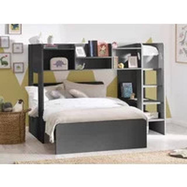 Julian Bowen Owen Anthracite Mid Sleeper with Underbed - Grey
