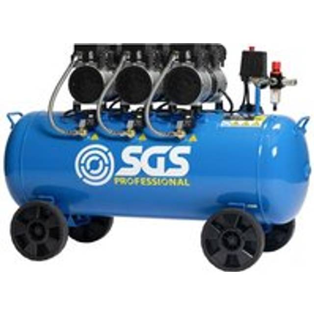 SGS Pro Super Silent 100L Air Compressor - 3HP 13.6CFM