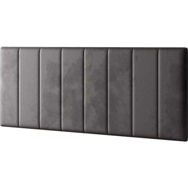 Hedley Upholstered Headboard - Charcoal (Single (3&#39;))