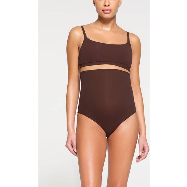 SKIMS Maternity Nursing Scoop Bralette | Deep Neutral | XL | Fits Everybody - Cocoa