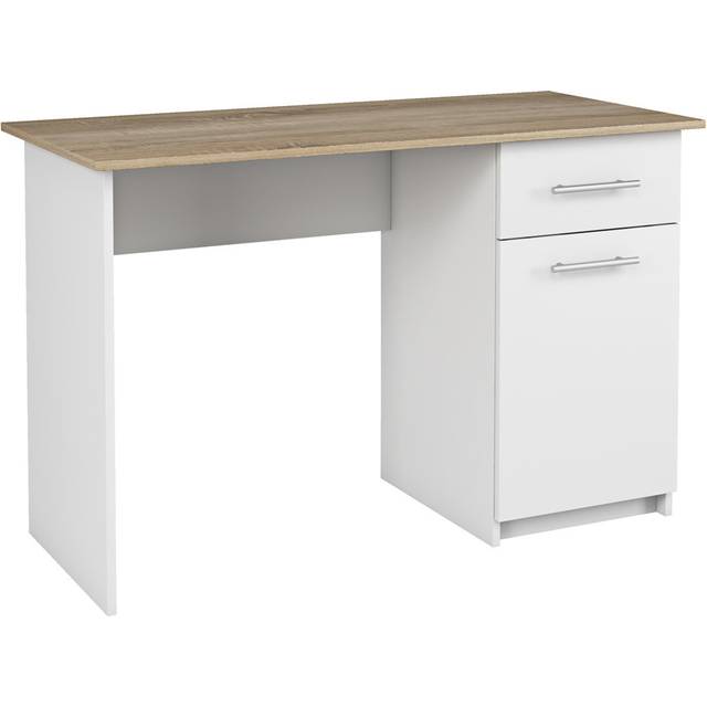 Kudl Computer Desk Mix Sonoma Oak /White, Multi