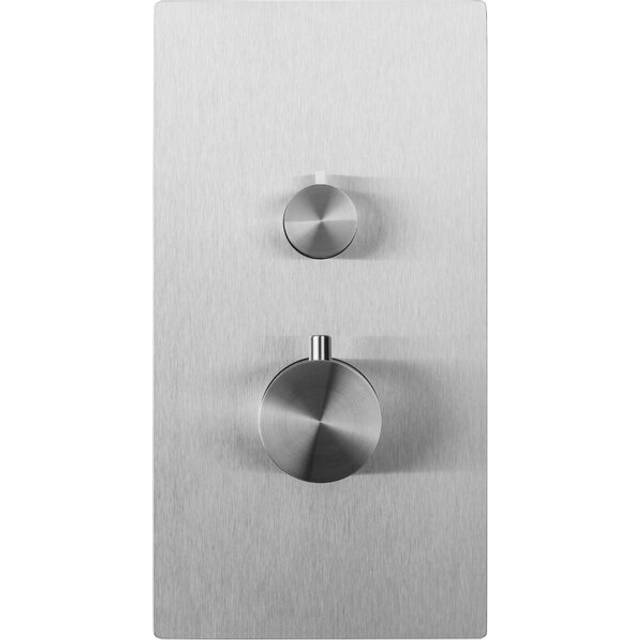 Shey Wall Mounted Bath Shower Mixer - Silver