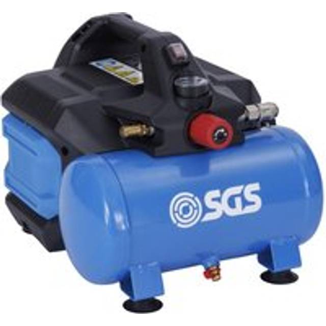 SGS 6L Silent Oil Free Air Compressor - 49dB 0.75HP 3.6CFM