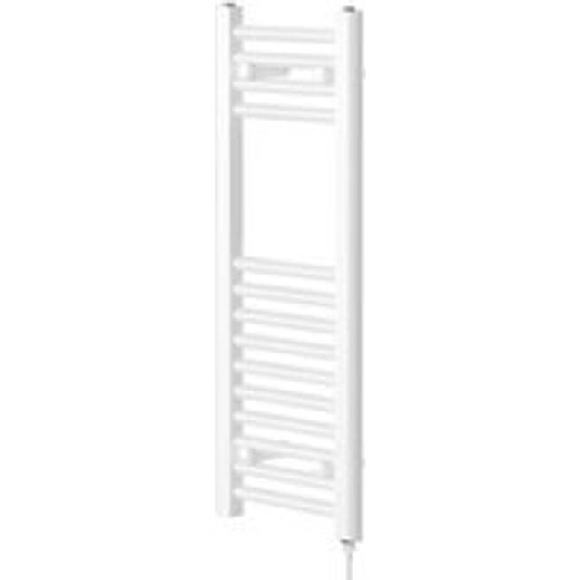 Wholesale Domestic Pizarro Straight Electric Heated Towel Rail | White | Mild Steel | 800mm x 300mm