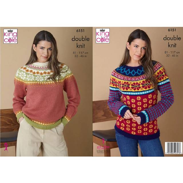 Sweaters in King Cole Merino Blend DK (6151)