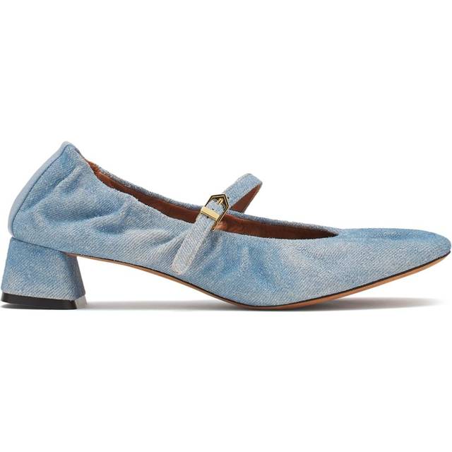 Lanvin - Mary Jane ballet flats - women - Bos Taurus/Bos Taurus/Bos Taurus/Goat Skin - 36 - Blue