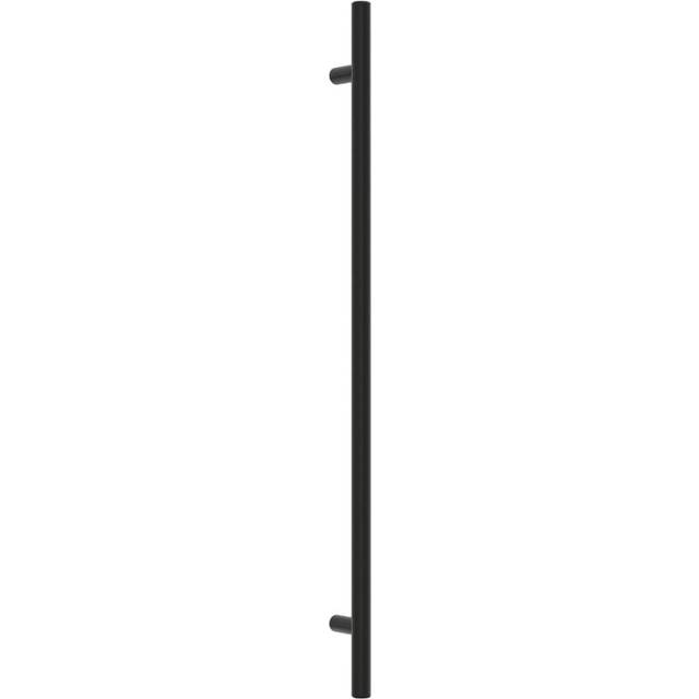 vidaXL Skåphandtag 5 st svart 320 mm rostfritt stål