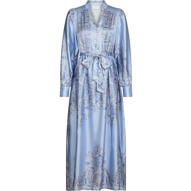 Neo Noir Nova Paisley Border Dress Dam Maxiklänningar Stl. 42 - Från Magasin - Light Blue (42)