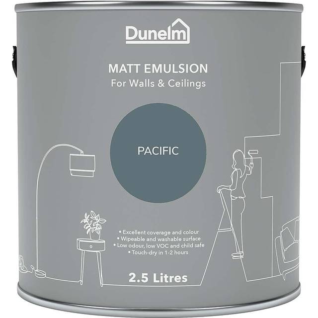 Dunelm Matt Emulsion Paint - Pacific