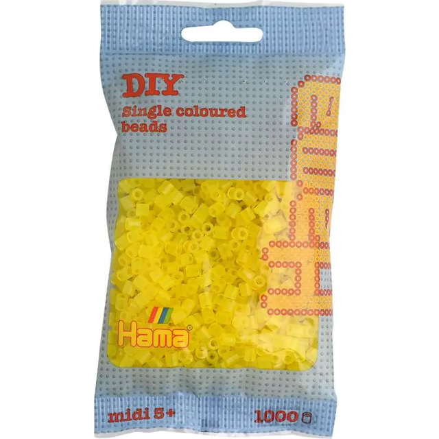 Midi Beads 1000 pcs Tr yellow