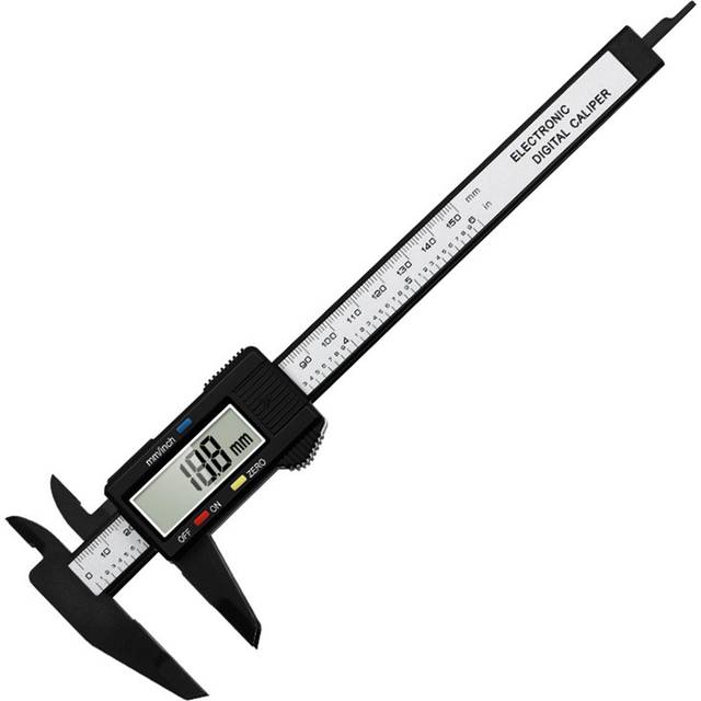 Black Electric Digimatic Caliper Stable LCD Clear Reading Simple High Strength Electronic Caliper