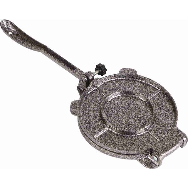 6.5in Tortilla Press Maker Aluminium Alloy Corn Tortillas Dough Pressing Tools Kitchen Supplies Gray white