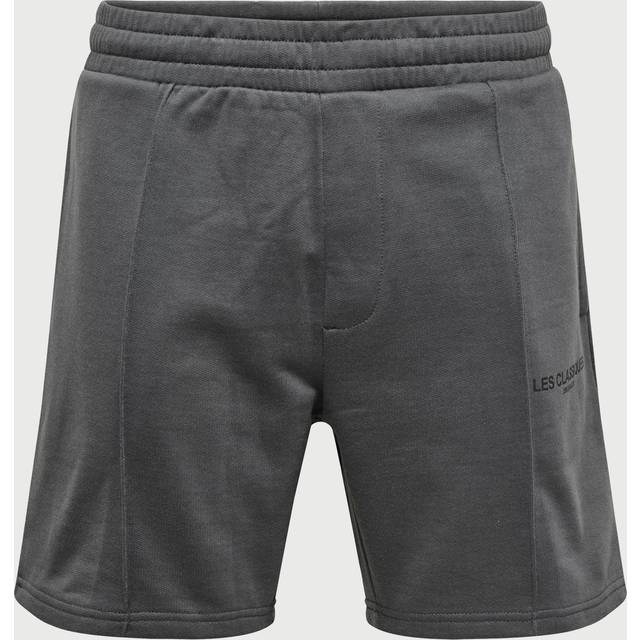 Only & Sons Grey Pinstripe Les Classiques Pin Tuck Shorts - S