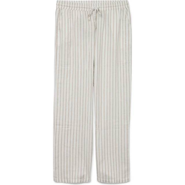 Vero Moda Vmlinn Pants WVN Noos Dam Byxor Stl. M - Från Magasin - Snow White/olga Moon Rock (M)