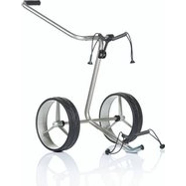Child's 2-Wheel Manual Golf Trolley JuCad Acier Inoxydable - Gris