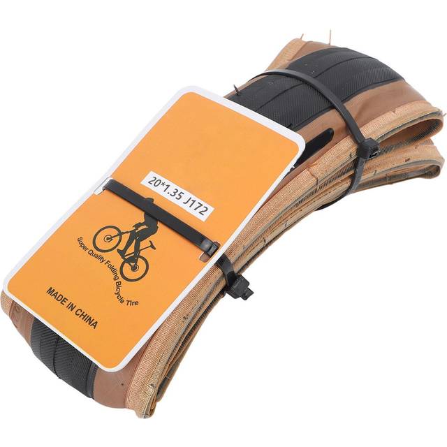 Bicycle Folding Tire 20 X 1.35 Inches Wear Resistant Rubber Bike Folding Replacement Tire for Road