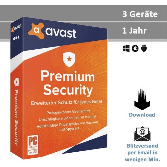 Premium Security f�r Windows  ESD   3 PC 1 Jahr