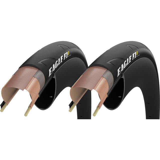Goodyear Eagle F1 R Tubeless Tyre Bundle, Black 700x28c