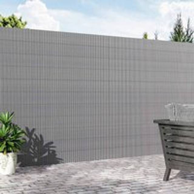 Garden Sanctuary 150Cm Grey High-quality Materials Sun-blocked Privacy Fence Screen Panels, Grey