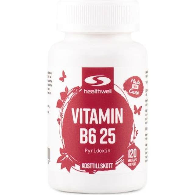 Healthwell Vitamin B6 25, 120 kaps